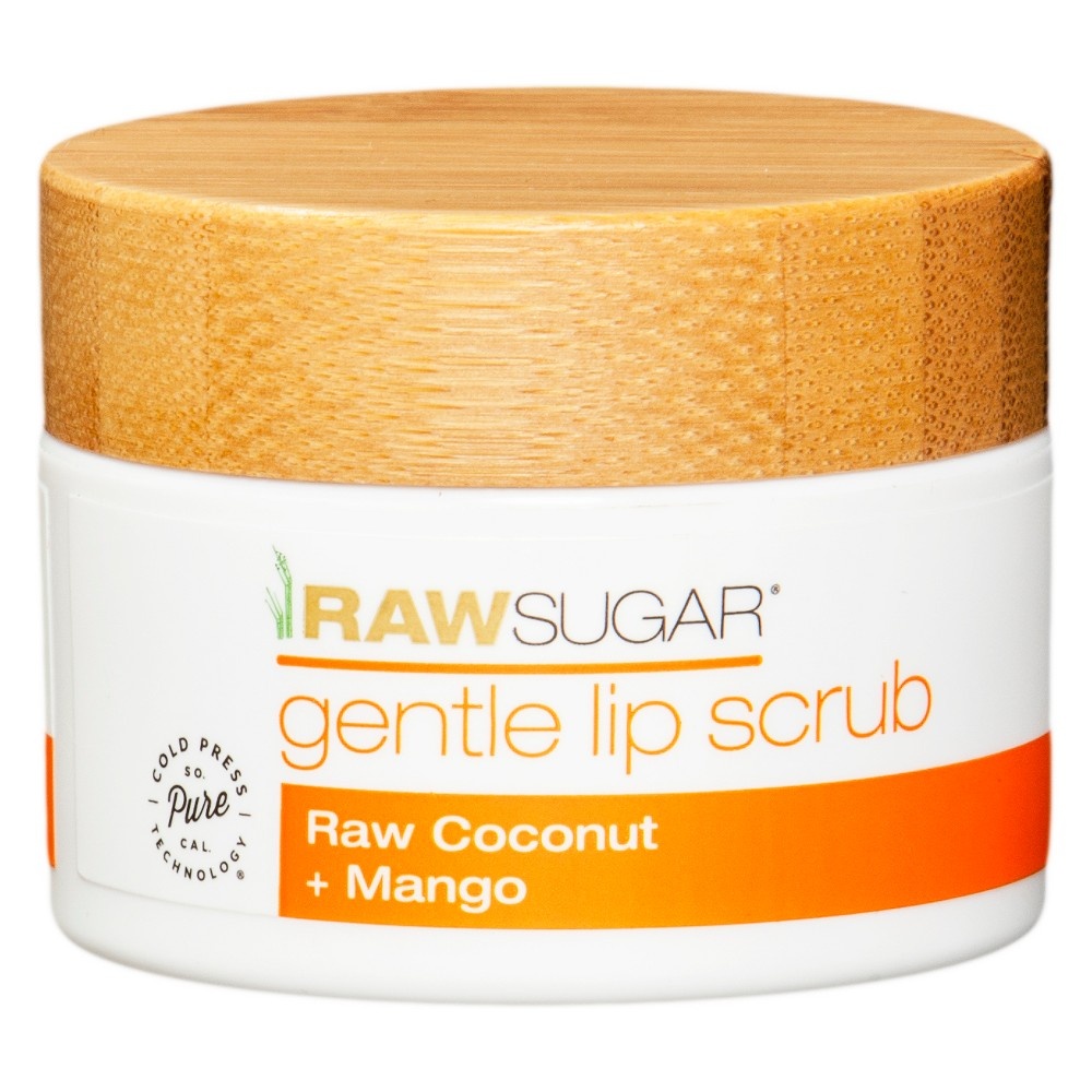 slide 2 of 2, Raw Sugar Lip Sugar Scrub - Raw Coconut Mango, 0.5 oz