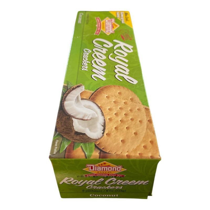 slide 3 of 5, Diamond Bakery Coconut Royal Creem Crackers - 8oz, 8 oz