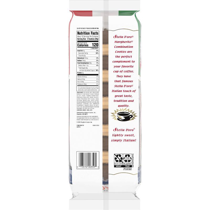 slide 2 of 6, Stella D'oro Cookies Margherite Combination Chocolate & Vanilla Cookies - 12oz, 12 oz