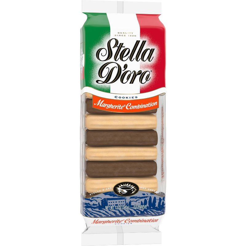 slide 4 of 6, Stella D'oro Cookies Margherite Combination Chocolate & Vanilla Cookies - 12oz, 12 oz