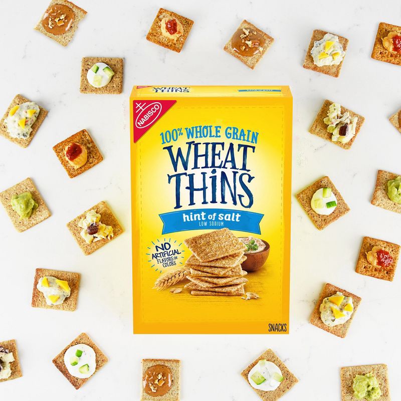 slide 18 of 18, Wheat Thins Hint of Salt Low Sodium Whole Grain Wheat Crackers - 8.5oz, 8.5 oz