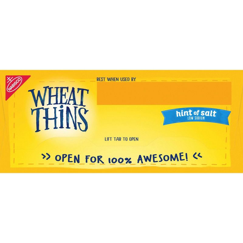 slide 16 of 18, Wheat Thins Hint of Salt Low Sodium Whole Grain Wheat Crackers - 8.5oz, 8.5 oz