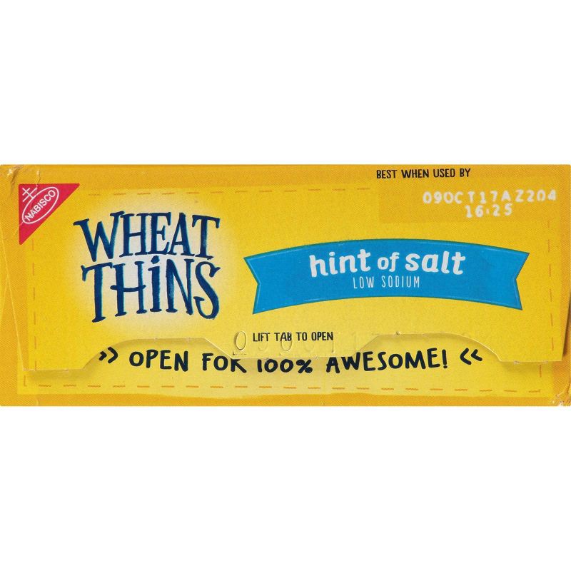 slide 16 of 18, Wheat Thins Hint Of Salt Low Sodium Whole Grain Snacks - 8.5oz, 8.5 oz