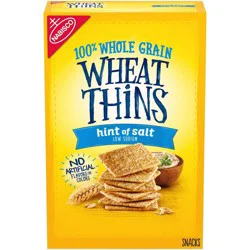 Wheat Thins Hint of Salt Low Sodium Whole Grain Wheat Crackers - 8.5oz