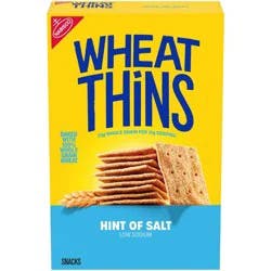 Wheat Thins Hint of Salt Low Sodium Whole Grain Wheat Crackers - 8.5oz