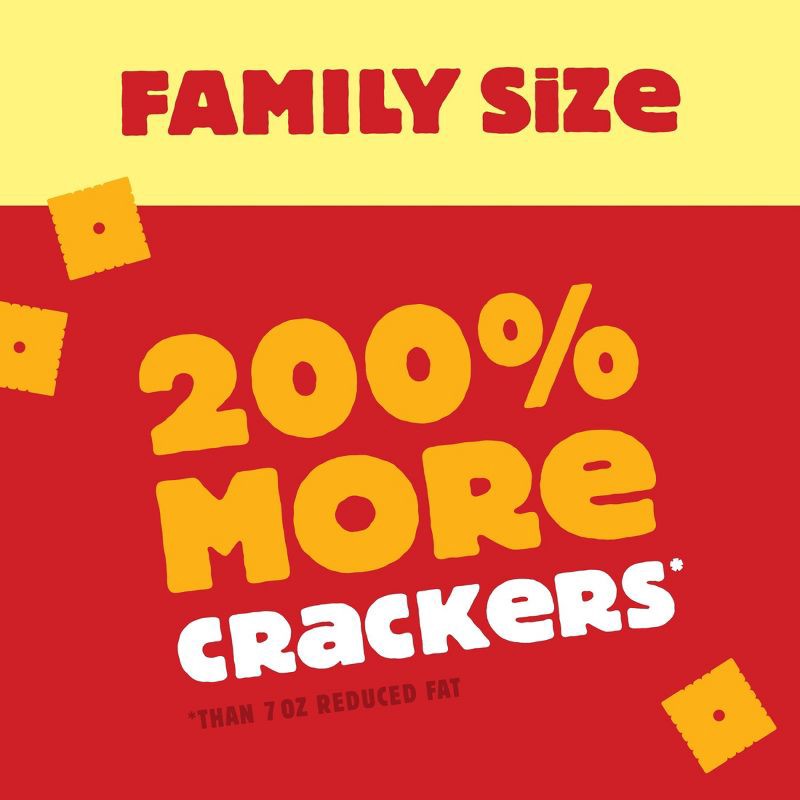 slide 6 of 11, Cheez-It Reduced Fat Original Baked Snack Crackers - 19oz, 19 oz