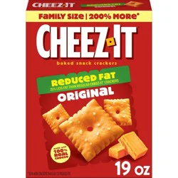 Cheez-It Reduced Fat Original Baked Snack Crackers - 19oz