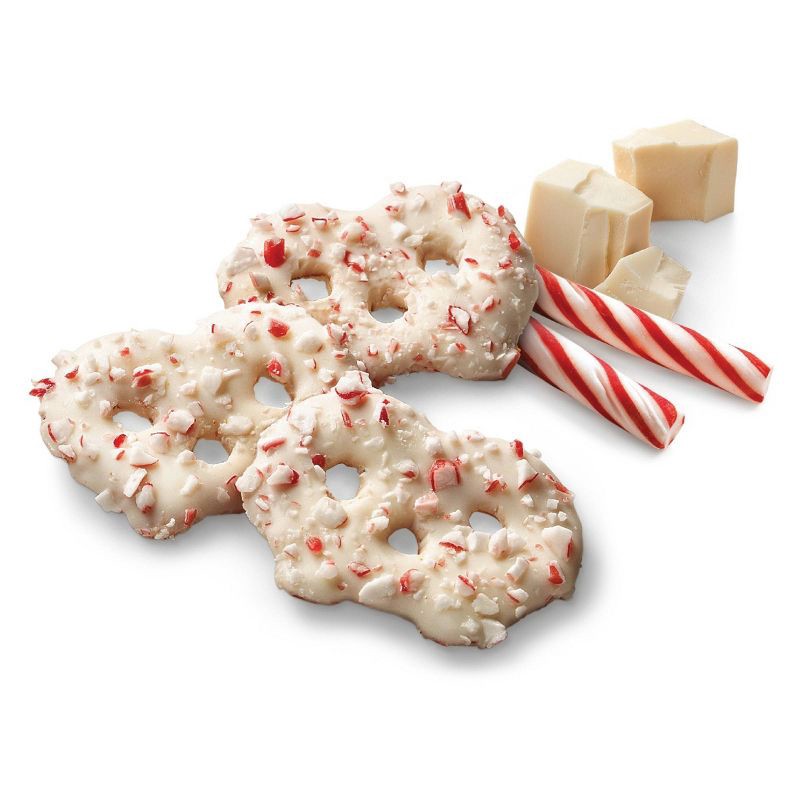 slide 7 of 7, Snack Factory Pretzel Crisps Christmas White Crème and Peppermint Covered Pretzels - 4oz, 4 oz