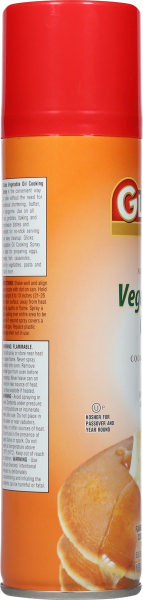 slide 2 of 9, Glicks Vegetable Oil Cooking Spray, 5 oz