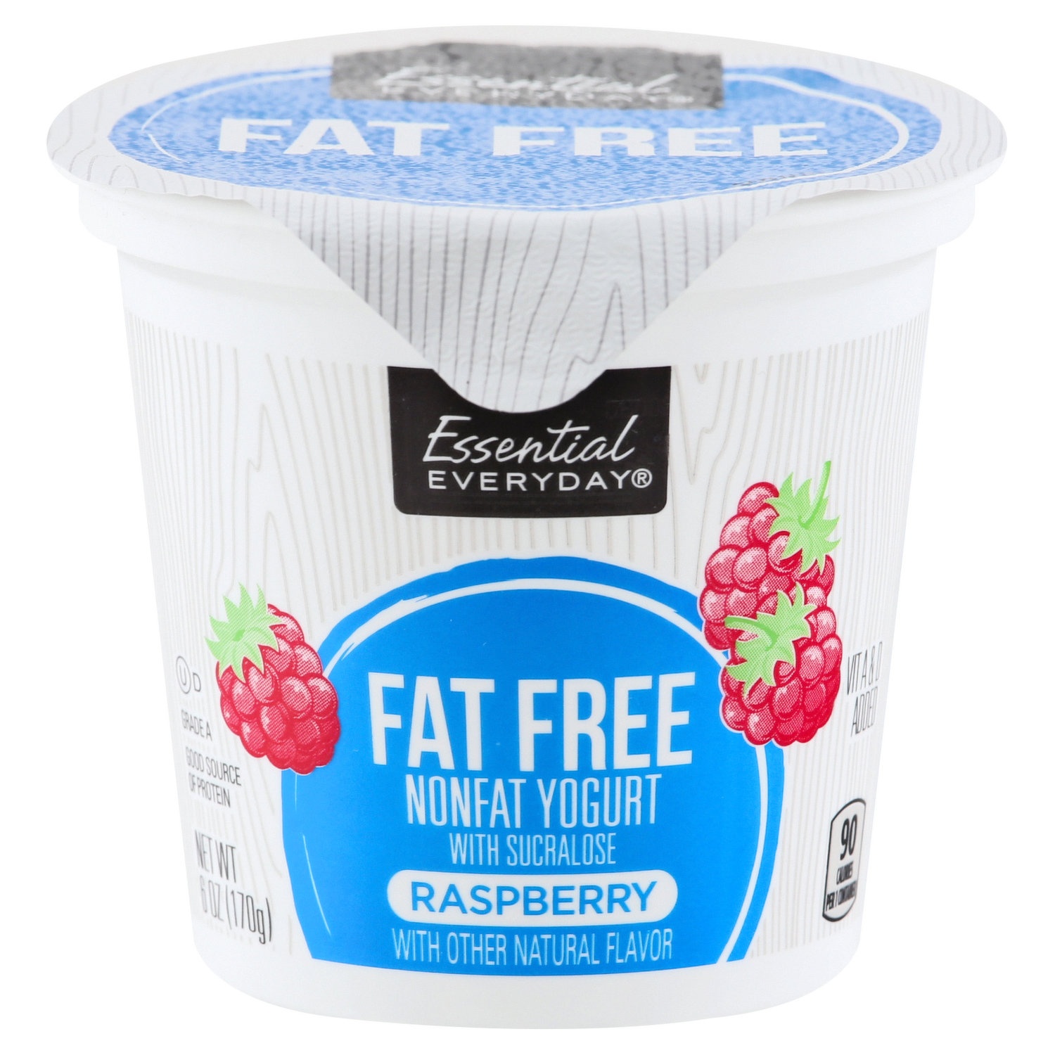 Essential Everyday Yogurt, Fat Free, Raspberry, 6 Ounce 6 oz | Shipt