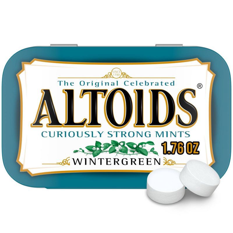 slide 1 of 8, Altoids Wintergreen Breath Mint Candies - 1.76oz, 1.76 oz