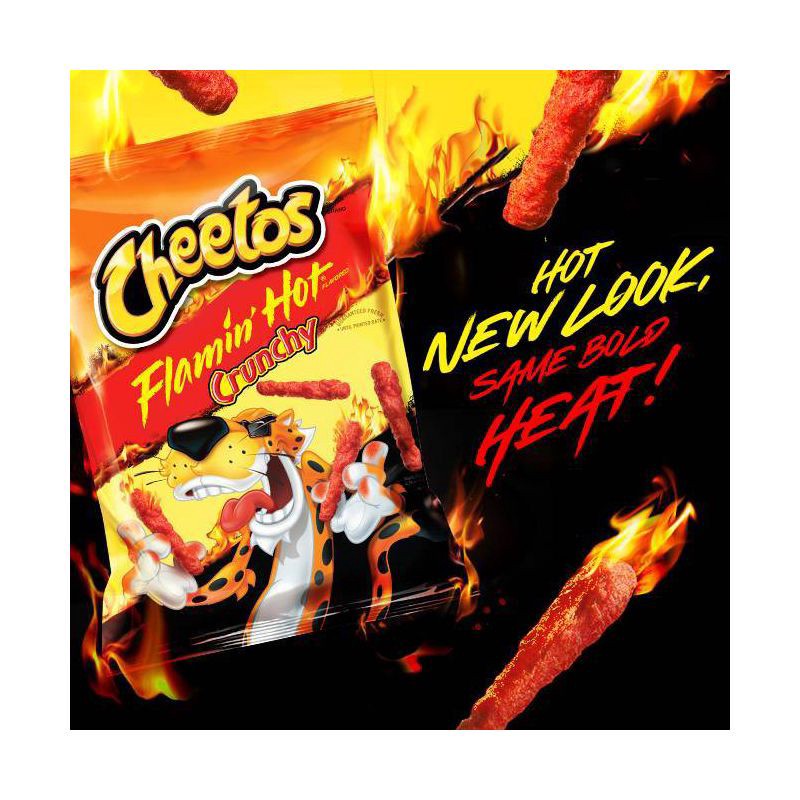 slide 5 of 11, Cheetos Snack Pack Flamin' Hot Cheese Flavored Snacks Multipack- 10ct/10oz, 10 ct; 10 oz