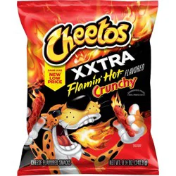 Cheetos XXTRA Flamin' Hot Crunchy Cheese Flavored Snacks - 8.5oz