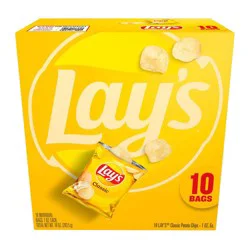 Lay's Snack Pack Classic Potato Chips Multipack- 10ct/10oz
