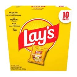 Lay's Snack Pack Classic Potato Chips Multipack- 10ct/10oz