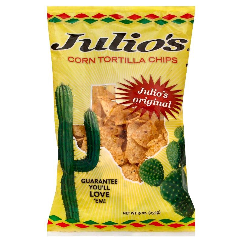 slide 1 of 1, Julio's Original Corn Tortilla Chips - 9oz, 9 oz