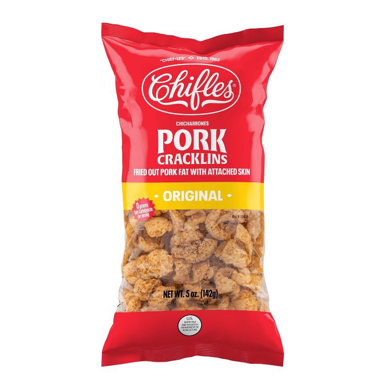slide 1 of 4, Chifles Pork Cracklins Chicharrones - 5oz, 5 oz
