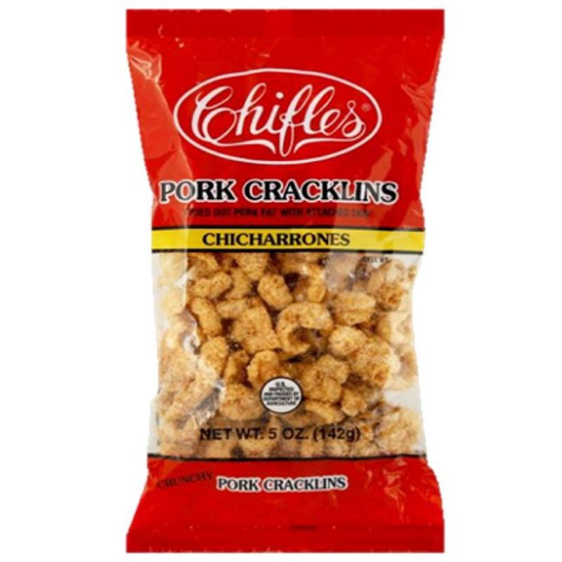 slide 1 of 2, Chifles Pork Cracklins Chicharrones - 5oz, 5 oz