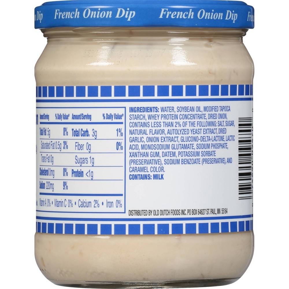 slide 3 of 3, Old Dutch French Onion Dip, 15 oz