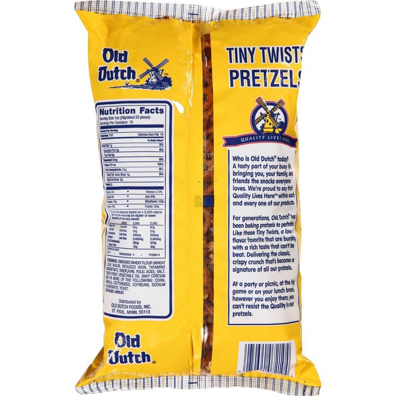 slide 3 of 3, Old Dutch Tiny Twists Mini Pretzels - 15oz, 15 oz