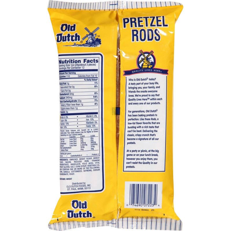 slide 2 of 4, Old Dutch Pretzel Rods - 12oz, 12 oz