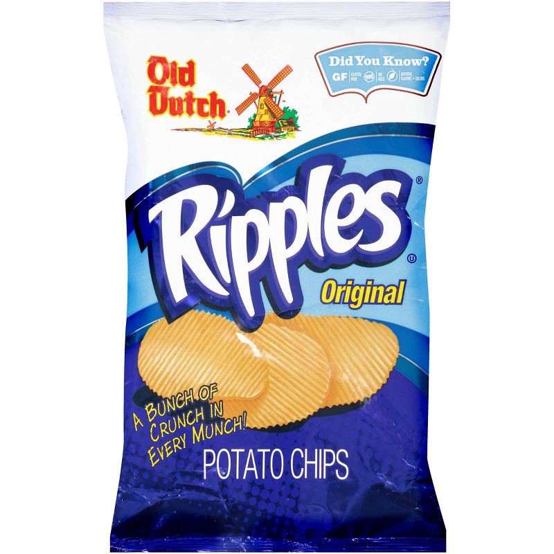 slide 1 of 4, Old Dutch Ripples Original Potato Chips - 8.5oz, 8.5 oz