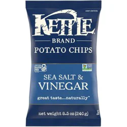 Kettle Brand Potato Chips Sea Salt and Vinegar Kettle Chips - 8.5oz