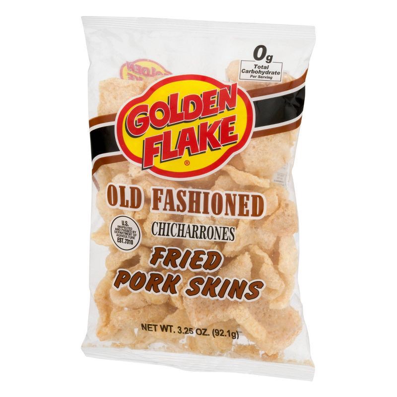 slide 3 of 3, Golden Flake Old Fashioned Fried Pork Skins - 3oz, 3 oz
