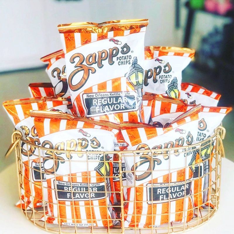 slide 6 of 9, Zapp's New Orleans Kettle Style Regular Flavor Potato Chips - 8oz, 8 oz