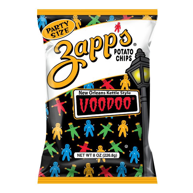 slide 1 of 9, Zapp's New Orleans Kettle Style Voodoo Potato Chips - 8oz, 8 oz