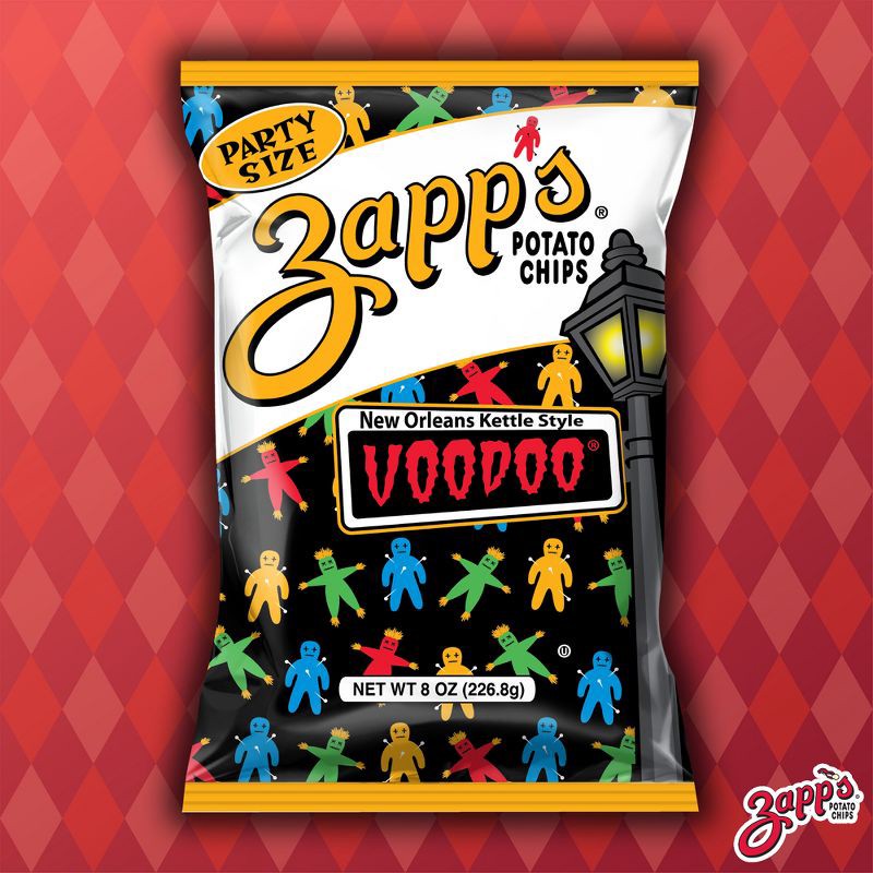 slide 3 of 9, Zapp's New Orleans Kettle Style Voodoo Potato Chips - 8oz, 8 oz