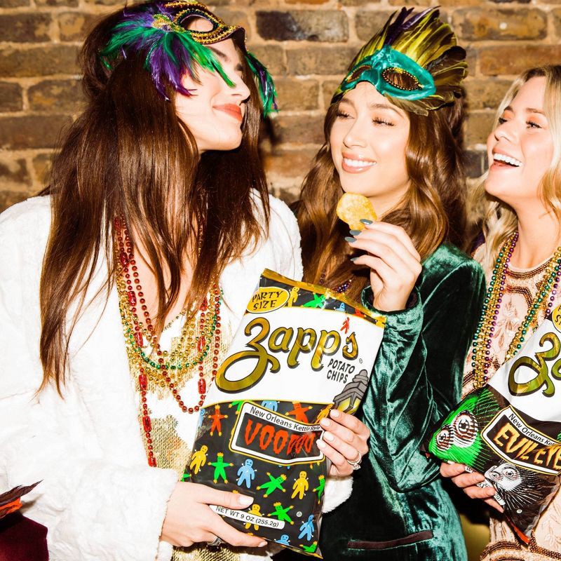 slide 5 of 9, Zapp's New Orleans Kettle Style Voodoo Potato Chips - 8oz, 8 oz