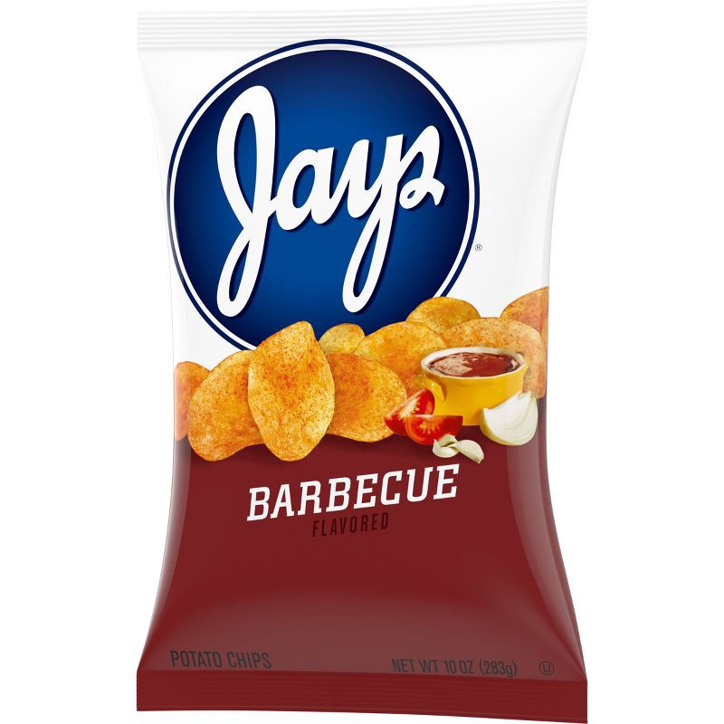 slide 4 of 6, Jays Potato Chips BBQ - 10oz, 10 oz