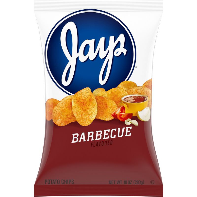 slide 1 of 6, Jays Potato Chips BBQ - 10oz, 10 oz