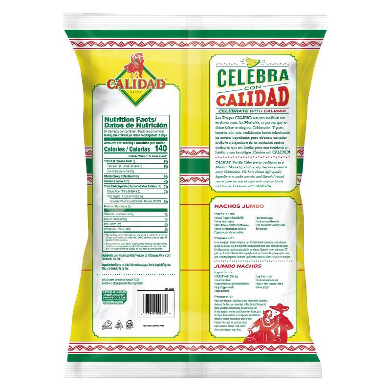 Calidad Round Tortilla Chips - 24oz 24 oz | Shipt