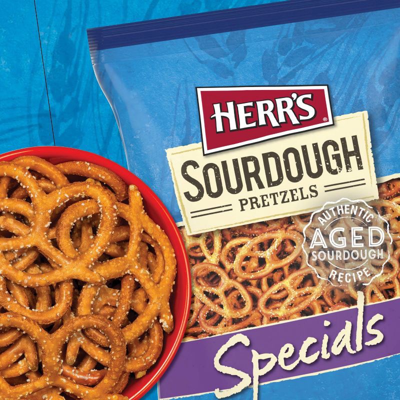 slide 3 of 4, HERR's Sourdough Specials San Francisco Style Pretzels - 16oz, 16 oz