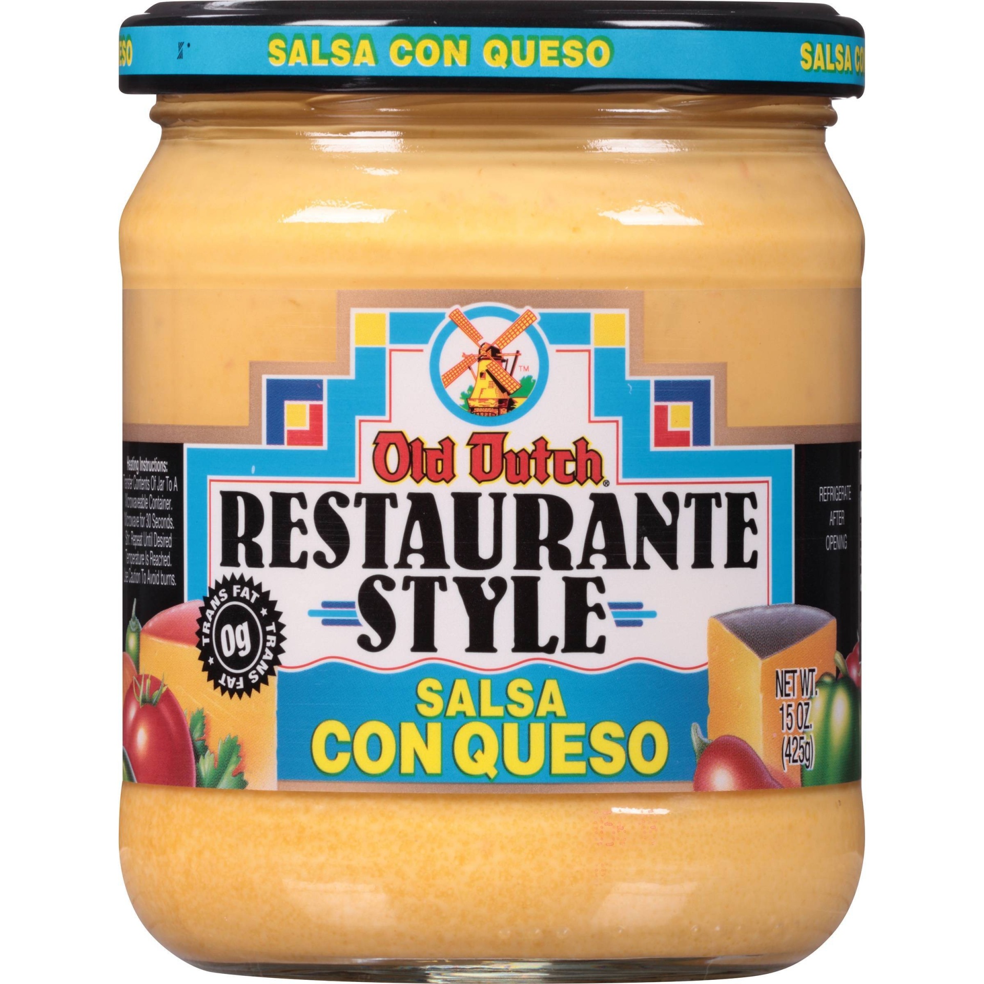 slide 1 of 5, Old Dutch Restaurante Style Salsa Con Queso, 1 ct