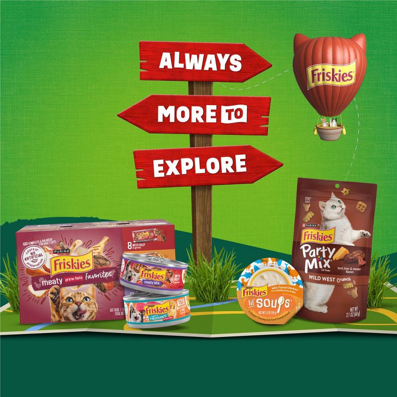 slide 10 of 13, Friskies Tender & Crunchy with Flavors Chicken,Beef,Carrots&Green Beans Adult Complete & Balanced Dry Cat Food - 16lbs, 16 lb