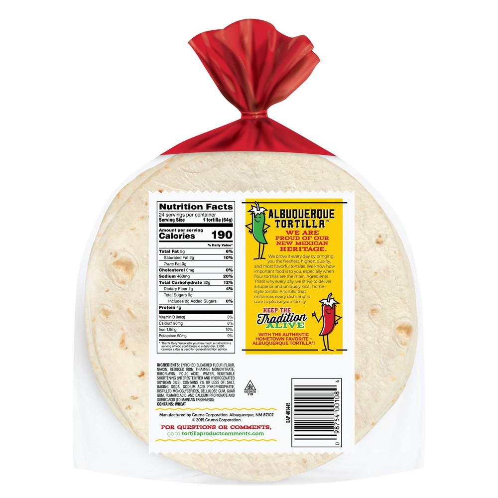 Albuquerque Tortilla Homestyle Flour Tortillas 24 ct Shipt