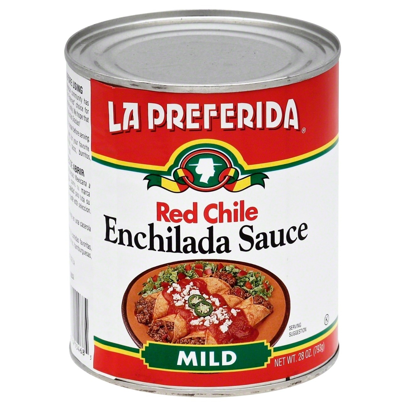 slide 1 of 3, La Preferida Red Chile Enchilada Sauce Mild, 28 oz