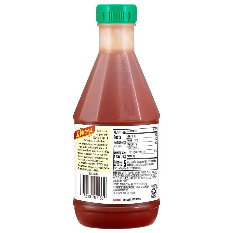 slide 4 of 10, La Victoria Red Taco Sauce Medium - 15oz, 15 oz