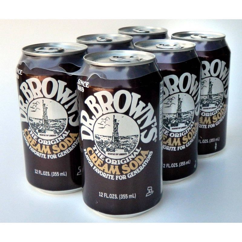 slide 1 of 3, Dr. Brown's The Original Cream Soda - 6pk/12 fl oz, 6 ct; 12 fl oz