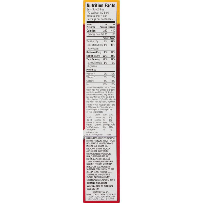 slide 1 of 3, Wacky Mac & Cheese Dinner - 5.5oz, 5.5 oz