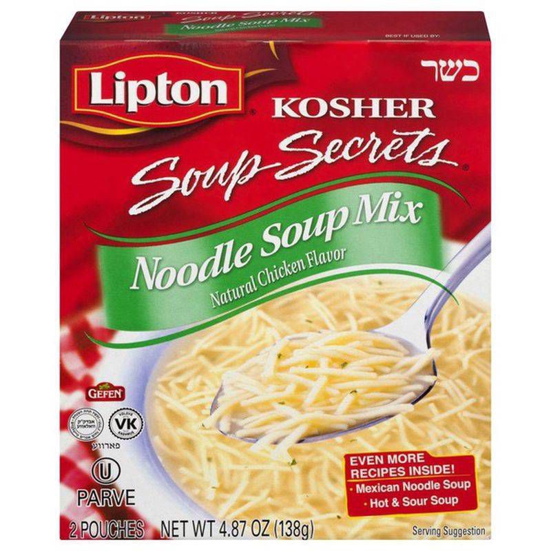 slide 2 of 6, Lipton Soup Secrets Kosher Noodle Soup Mix - 4.87oz, 4.87 oz