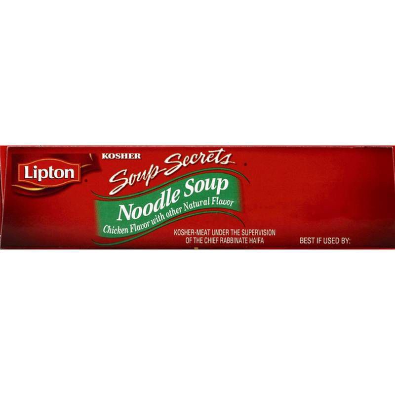 slide 6 of 6, Lipton Soup Secrets Kosher Noodle Soup Mix - 4.87oz, 4.87 oz