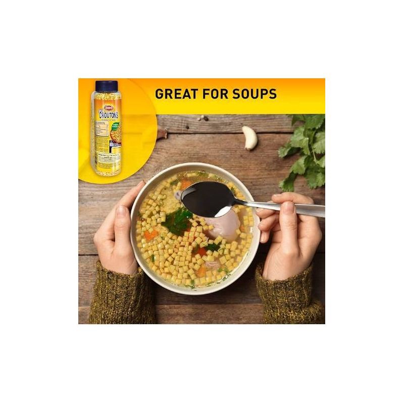 slide 3 of 6, Osem Mini Mandel Croutons 14.1oz, 14.1 oz