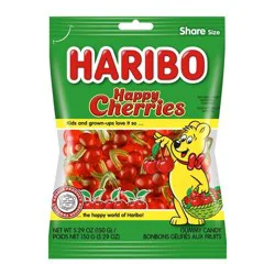 Haribo Happy Cherries Gummi Candy - 5.29oz