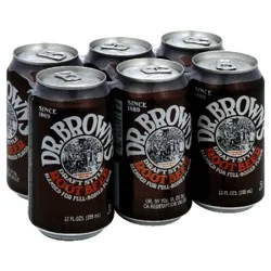 Dr. Brown's Dr. Browns Draft Style Root Beer Bottles - 6pk/12 fl oz