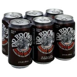 Dr. Brown's Dr. Browns Draft Style Root Beer Bottles - 6pk/12 fl oz