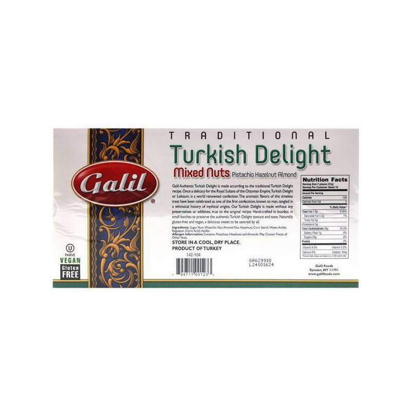 slide 2 of 3, Sadaf Galil Mixed Nuts Lokum - 16oz, 16 oz